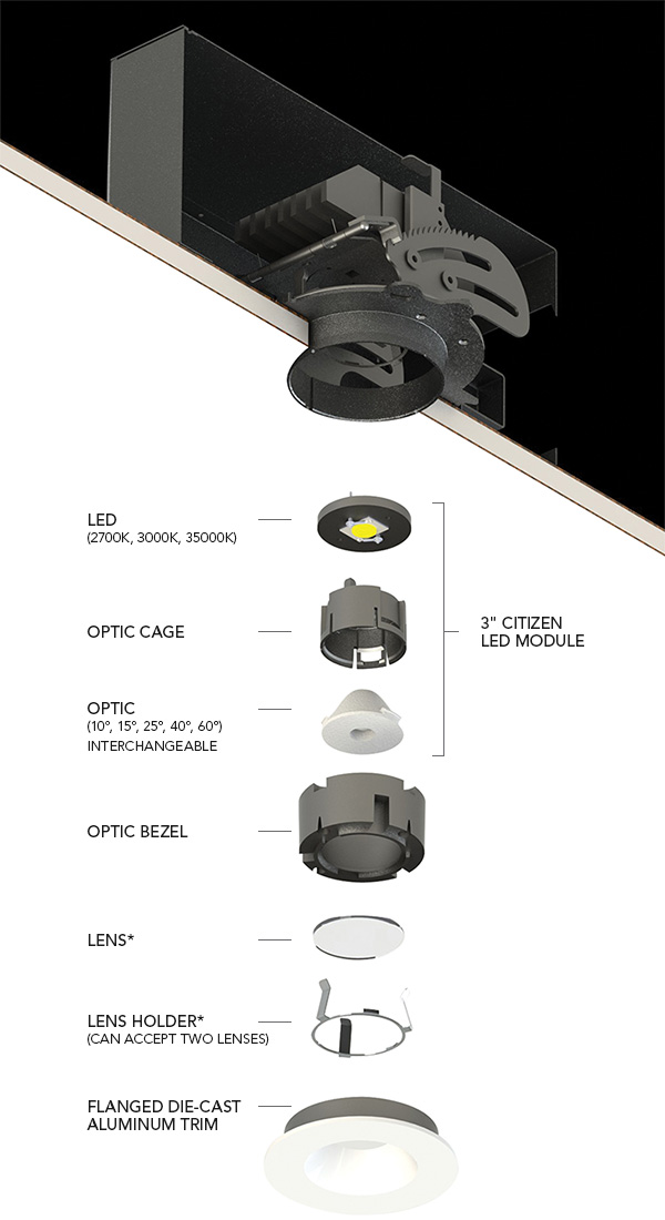 ELEMENT 3" Downlight Breakdown