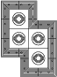 Four Light Z Pattern Graphic