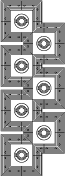 Seven Light Zig-Zag Pattern Graphic