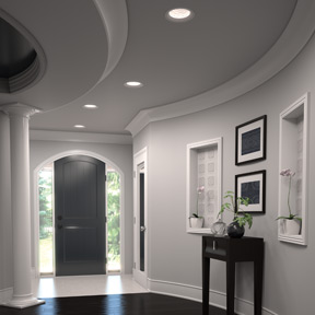 reflections decorative recessed downlights element lighting flangeless recessed lighting
